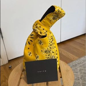 Yellow Yaito knot handbag